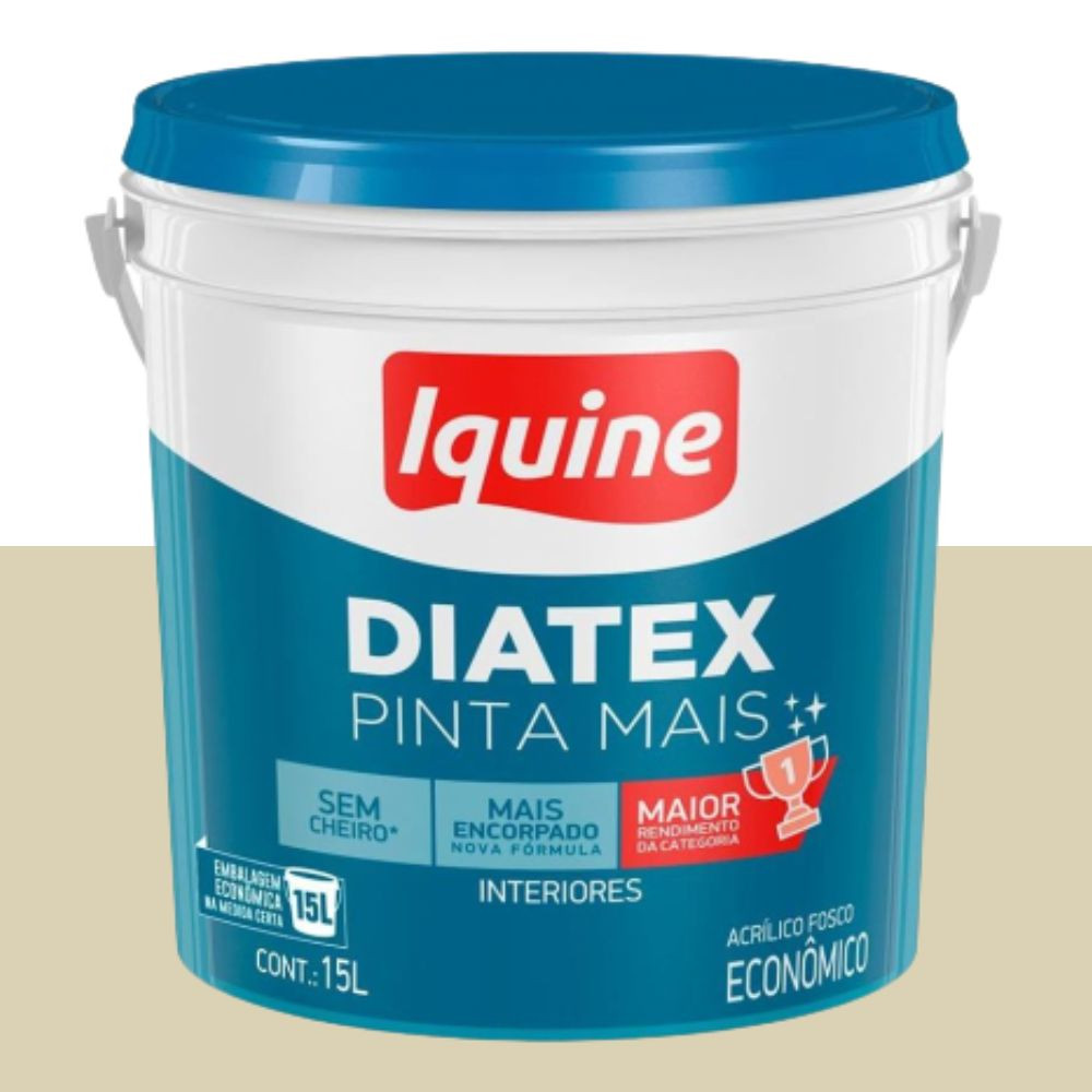 Tinta Diatex Acrílico Fosco Areia 15L Iquine