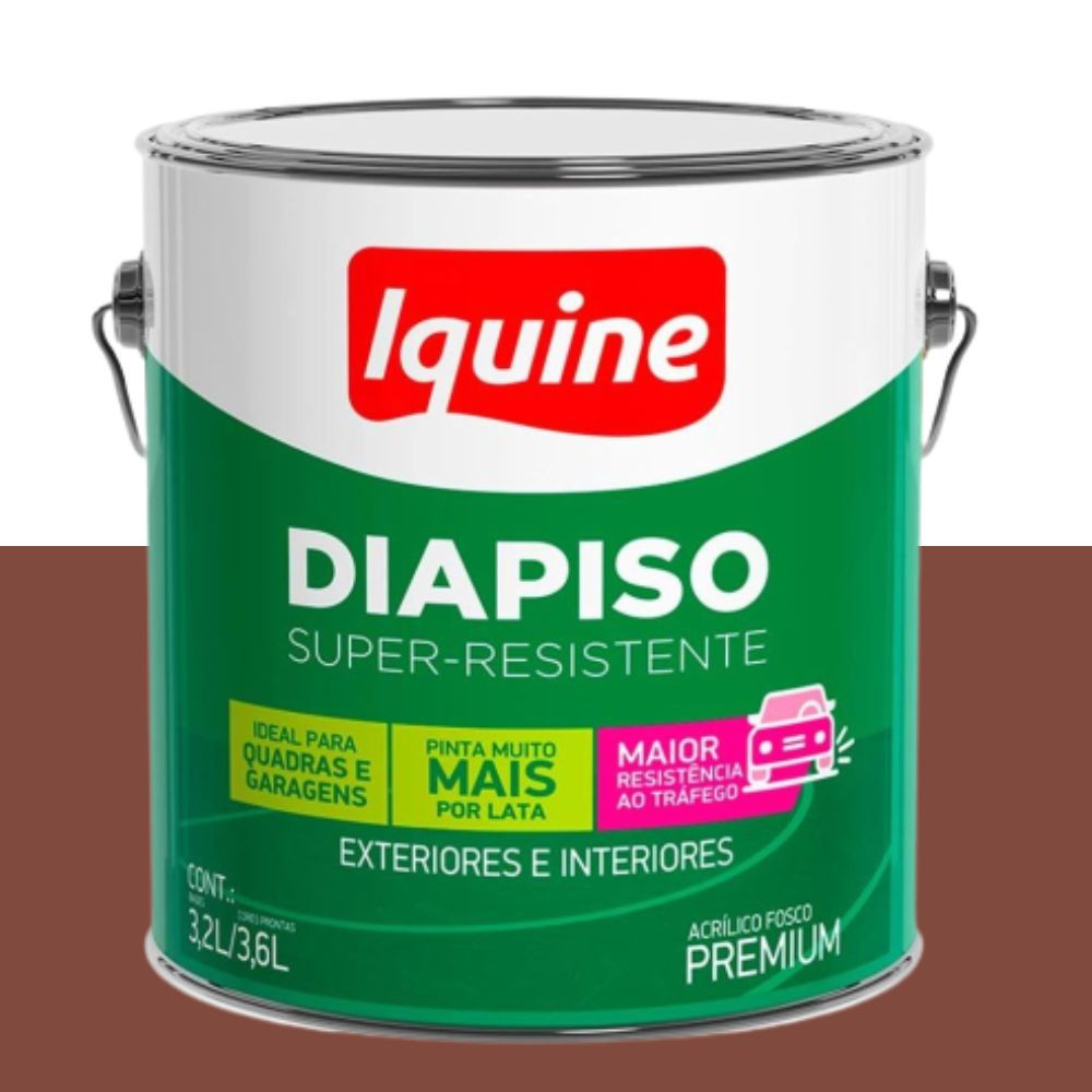 Tinta diapiso acrílica saibro 3.6L Iquine