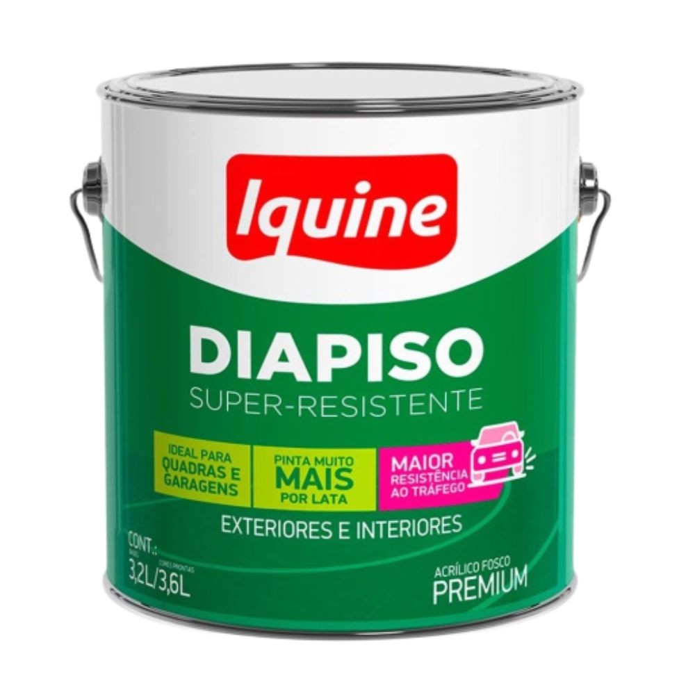 Tinta diapiso acrílica branco 3.6L Iquine