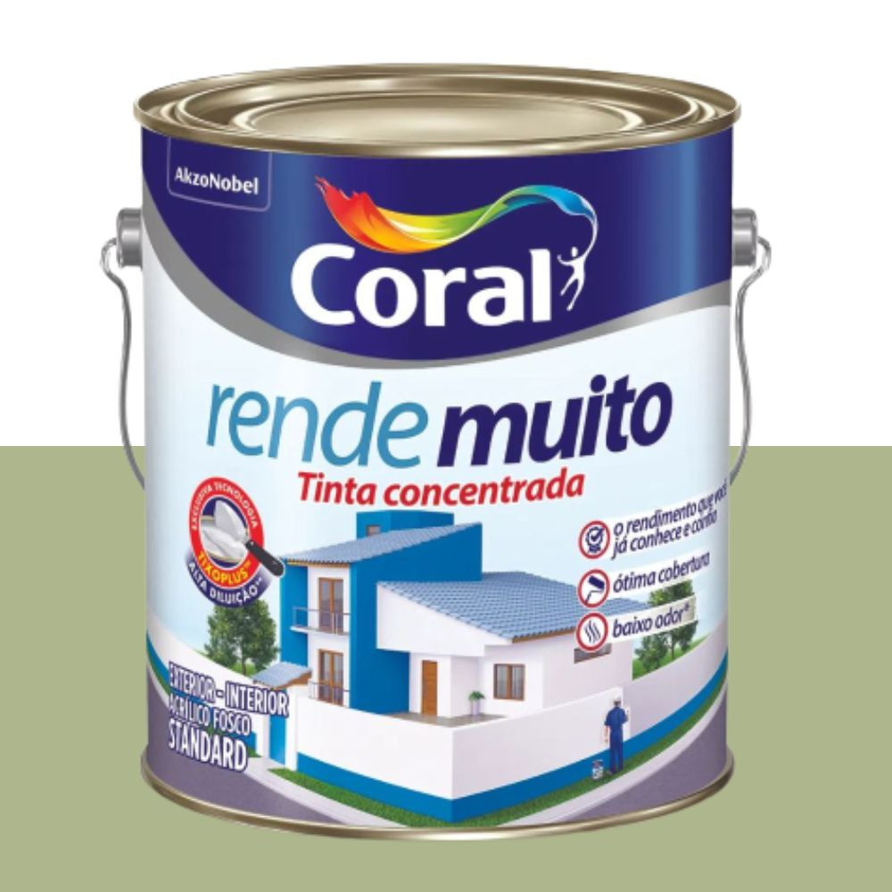 Tinta rende muito verde kiwi 3.6L Coral