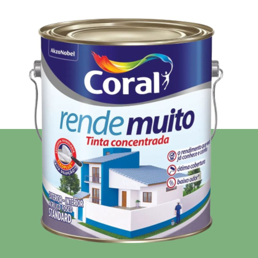 Tinta rende muito verde angra 3.6L Coral