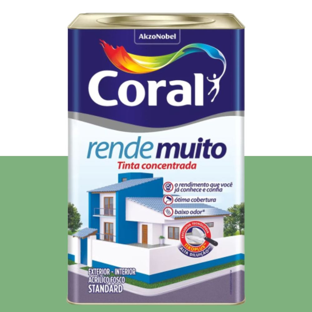 Tinta rende muito verde angra 3.6L Coral