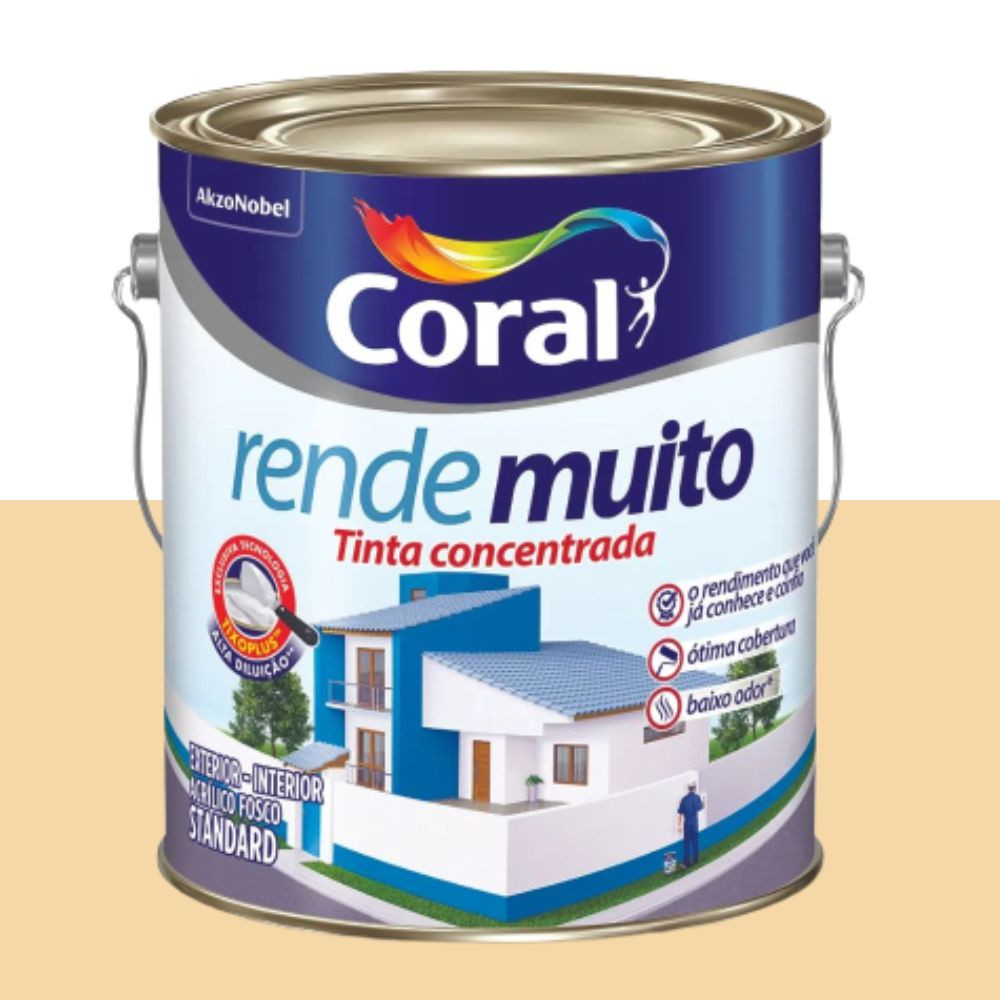 Tinta rende muito vanilla 3.6L Coral