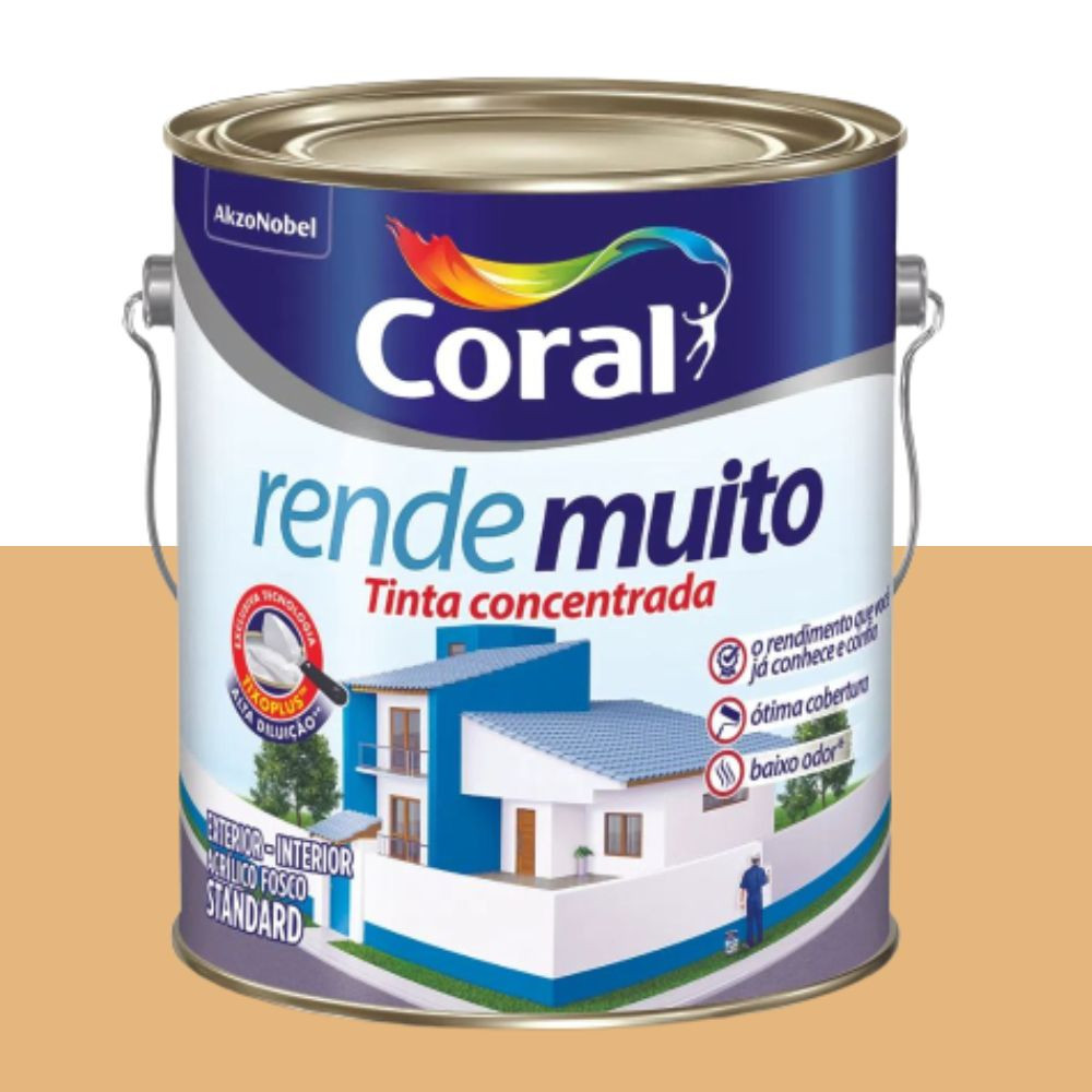 Tinta rende muito cromo suave 3.6L Coral