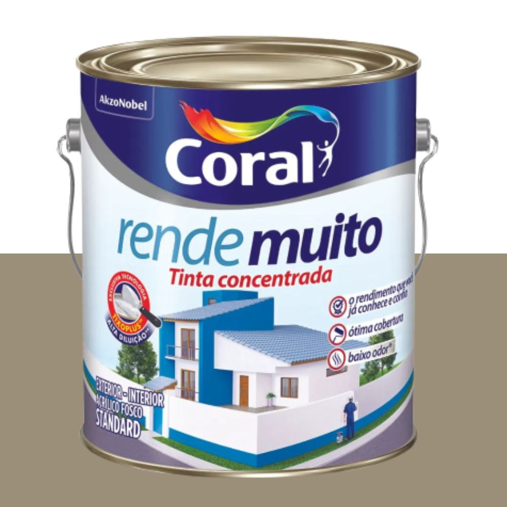 Tinta rende muito concreto 3.6L Coral