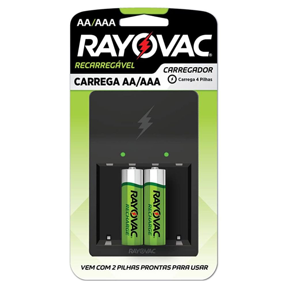 Carregador Pilhas AA/AAA PS-132 Rayovac