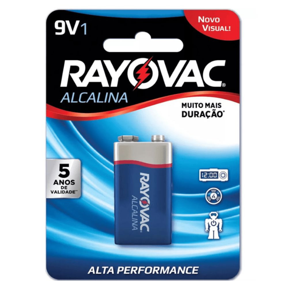 Bateria Alcalina 9V SM-12 Rayovac