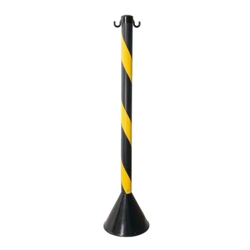 Pedestal Plástico Zebrado PT/BR 90Cm Pic Plast