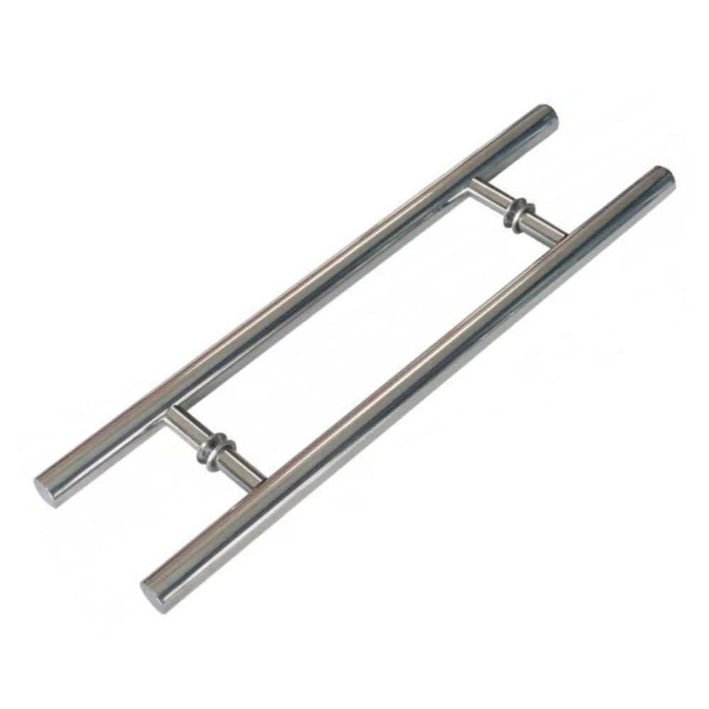 Puxador inox para porta redondo 100cm União Inox