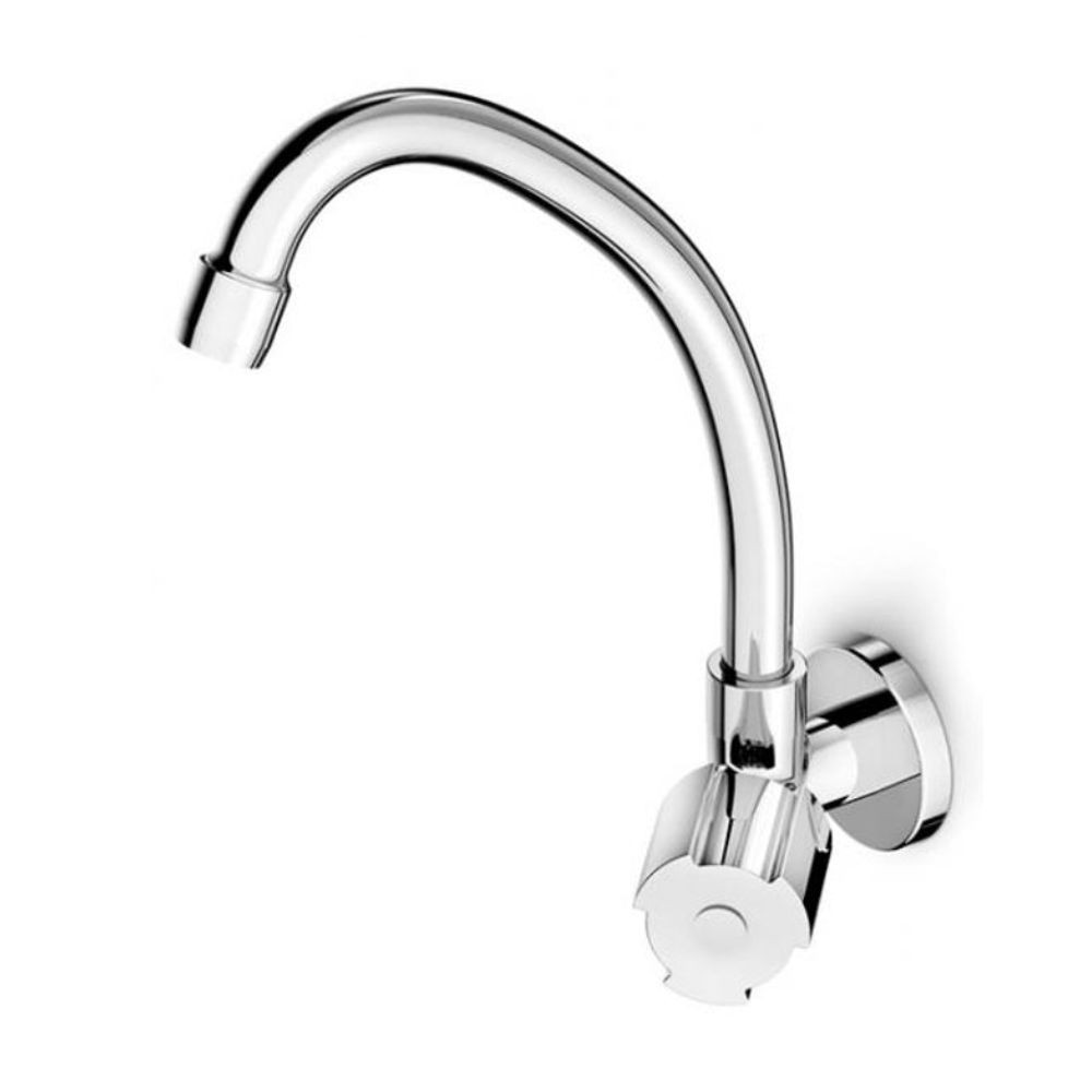 Torneira para cozinha de parede smart cromada Celite