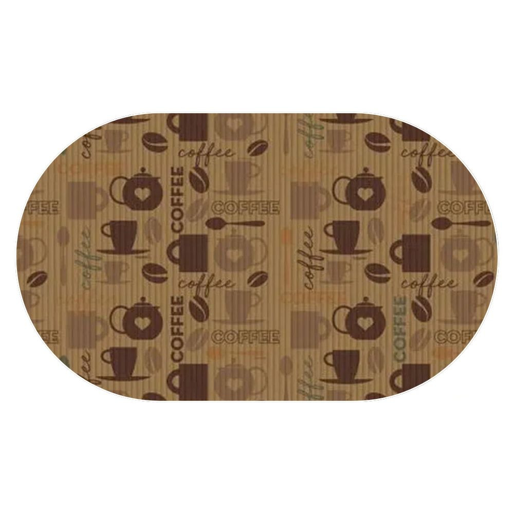 Tapete tropical oval coffe 41X1.28 Kapazi