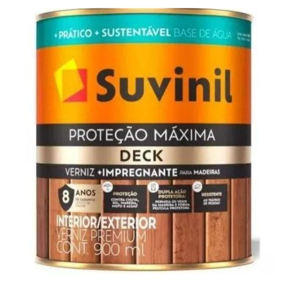 Verniz Suvinil Prot Max Dck Ac Nat 0.9L