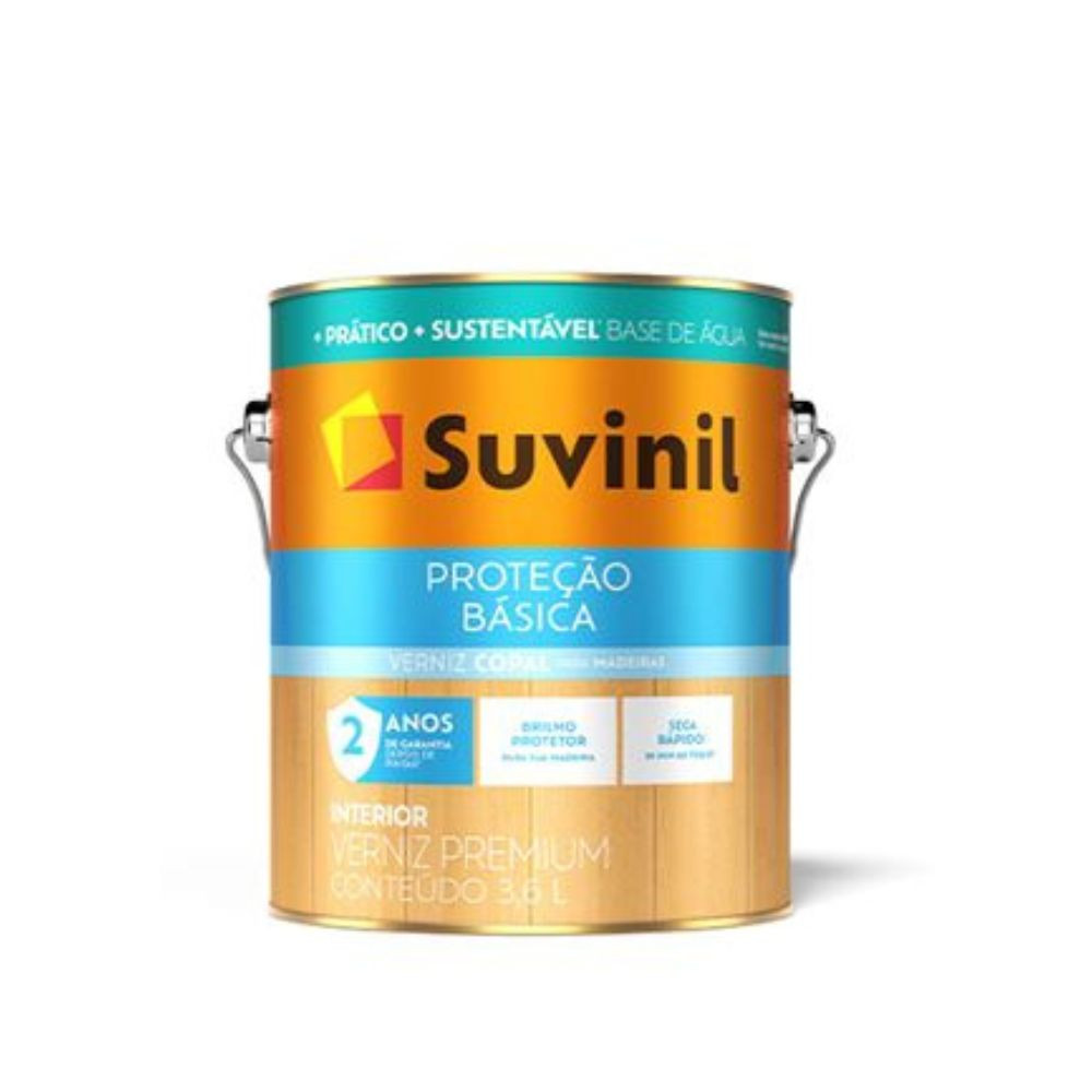 Verniz Suvinil Prot Basic Br Transp 3.6L