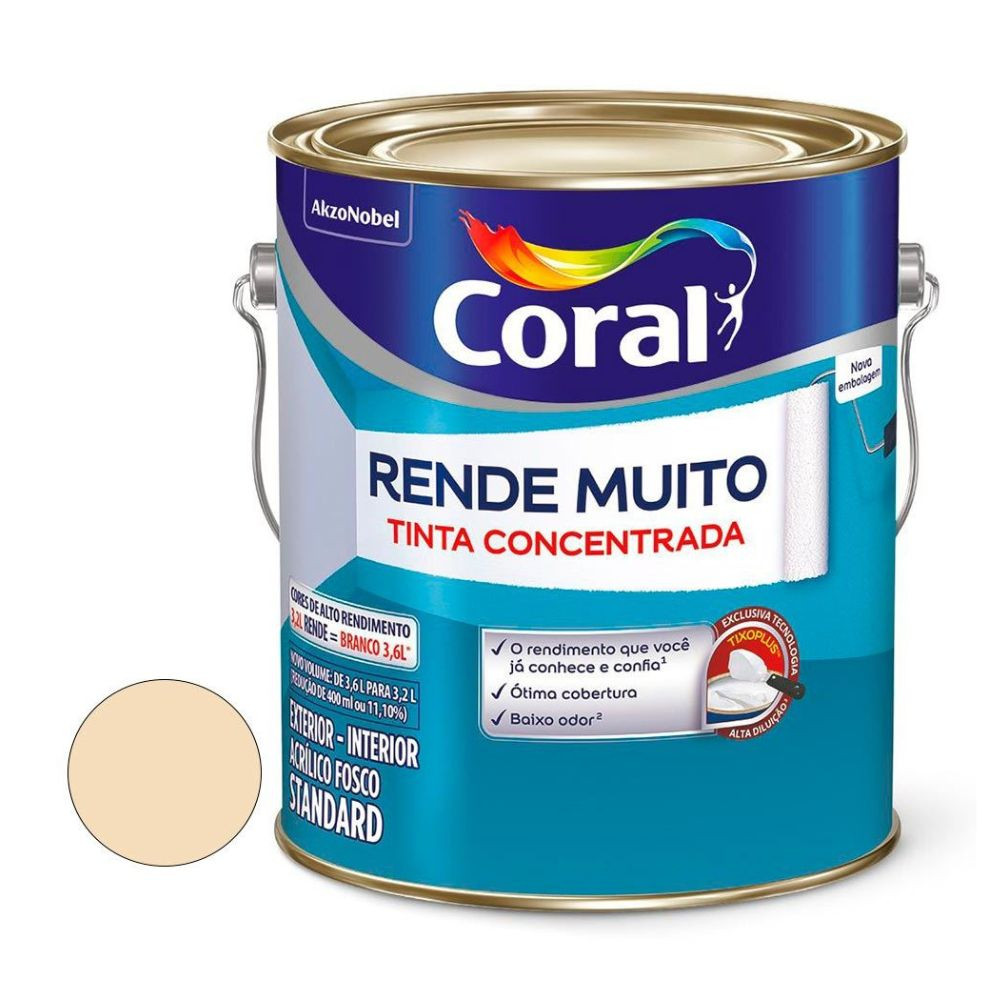 Tinta Coral Rende Muito Marfim 3.2L