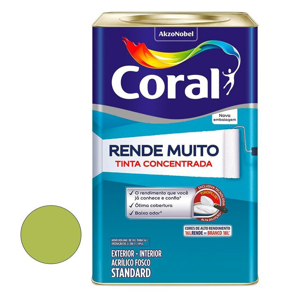 Tinta Coral Rende Muito Vd Limao 16L