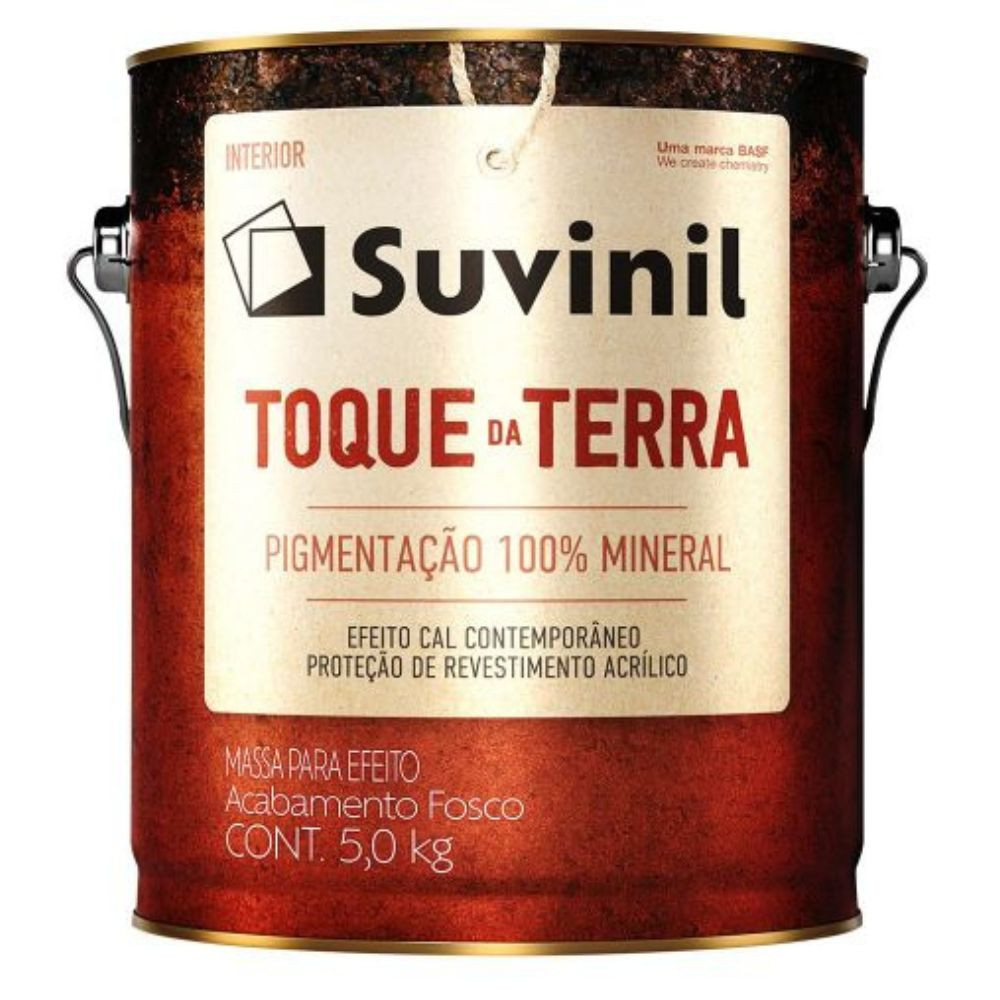 Massa para Efeito Toque da Terra 5kg Calcita Alaranjada Suvinil