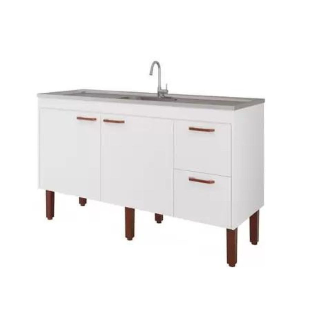Gabinete MGM Slim Coz 1.44m Branco