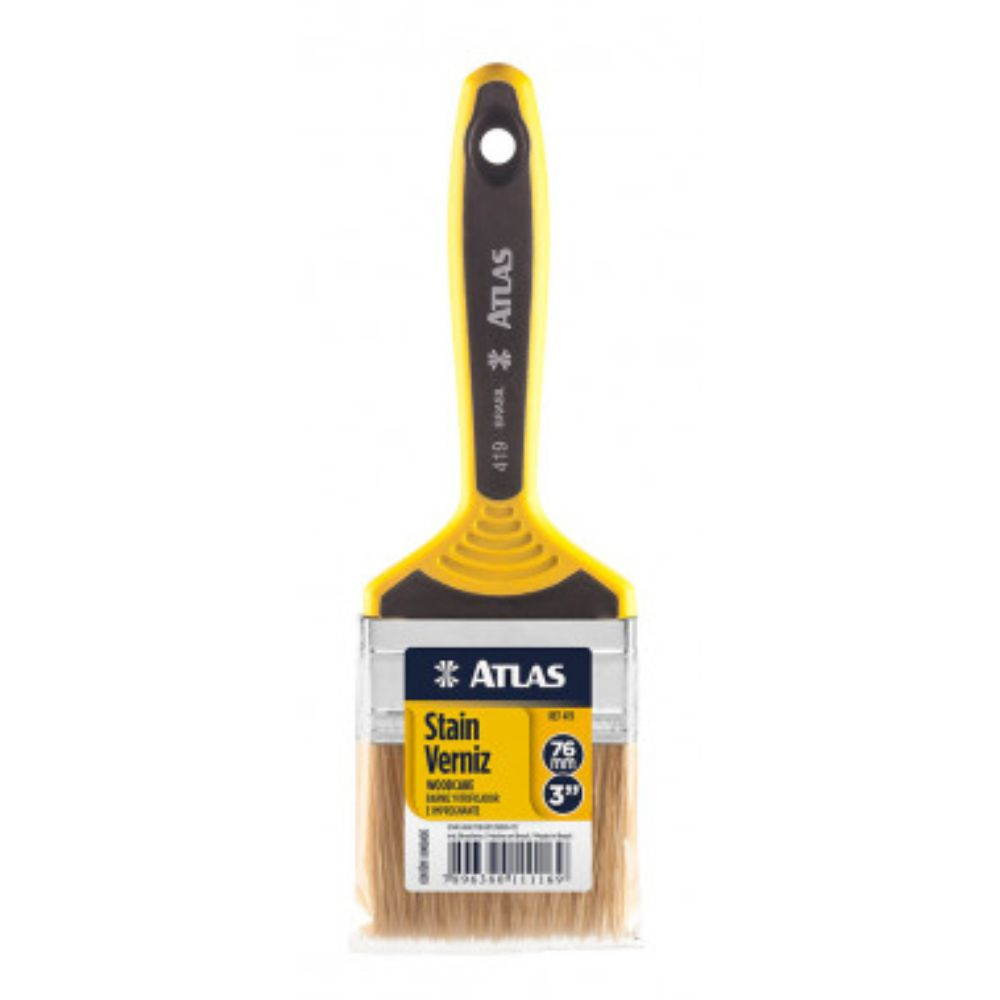 Trincha 419 Verniz 3'' Atlas