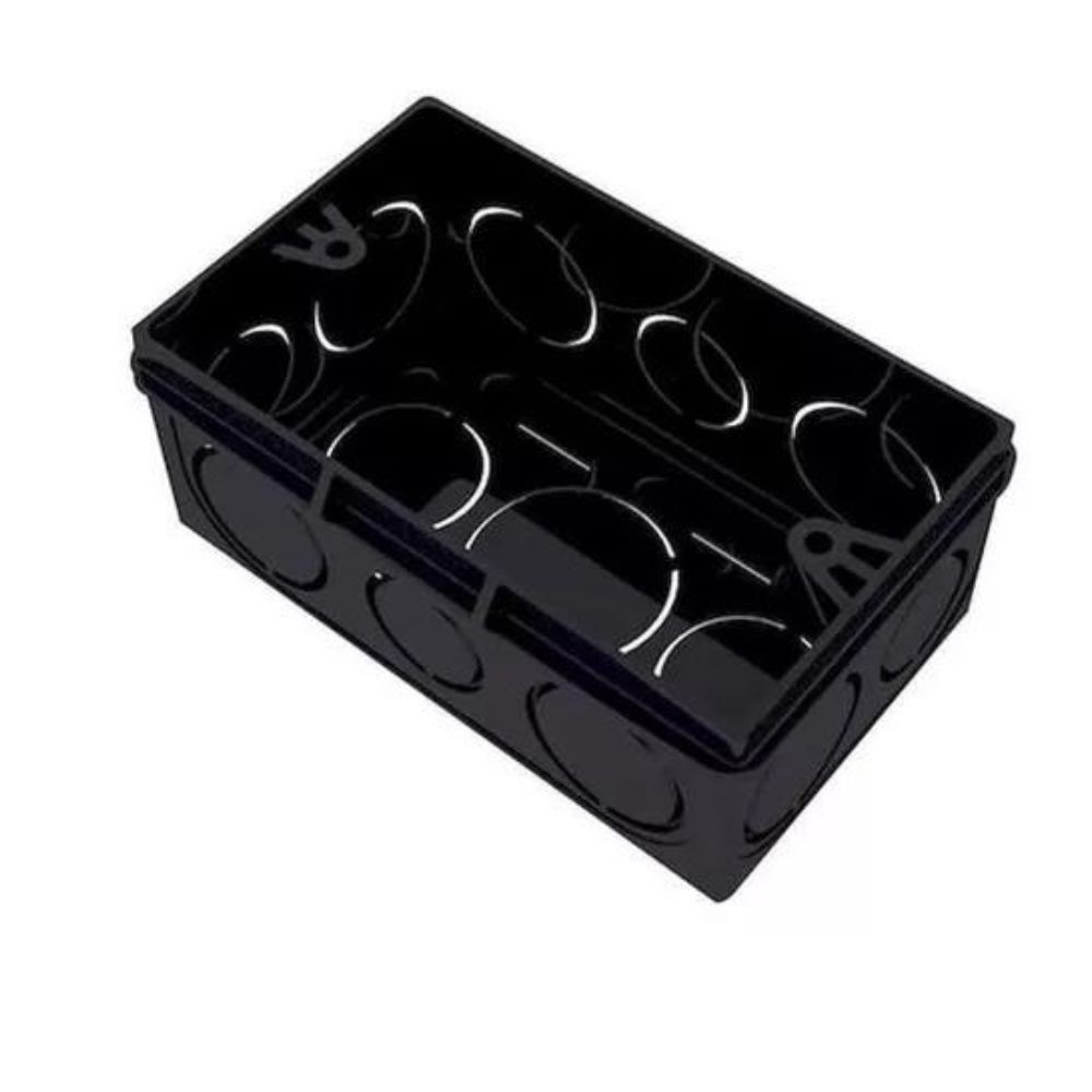 Caixa Amanco Eletrica 4X2 22866 Preta