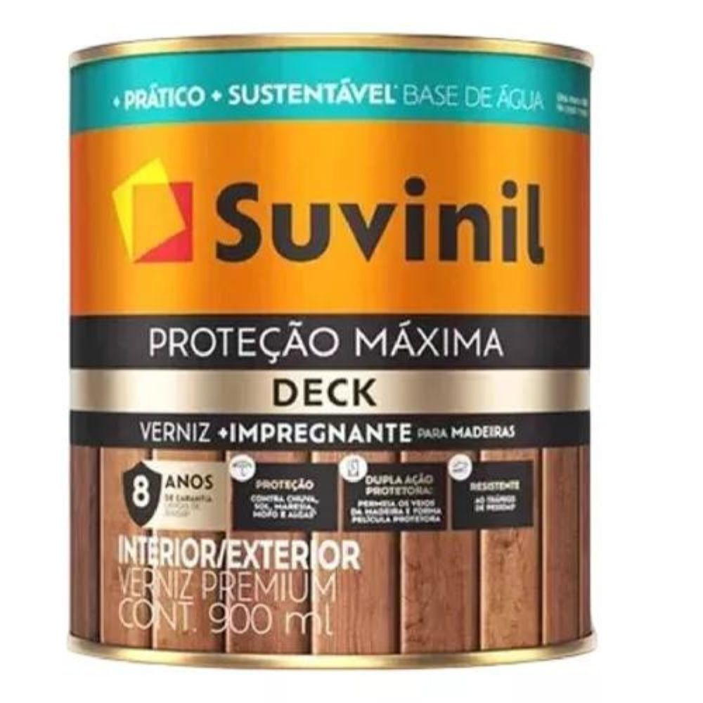 Verniz Suvinil Prot Max Dck Ac Mog 0.9L