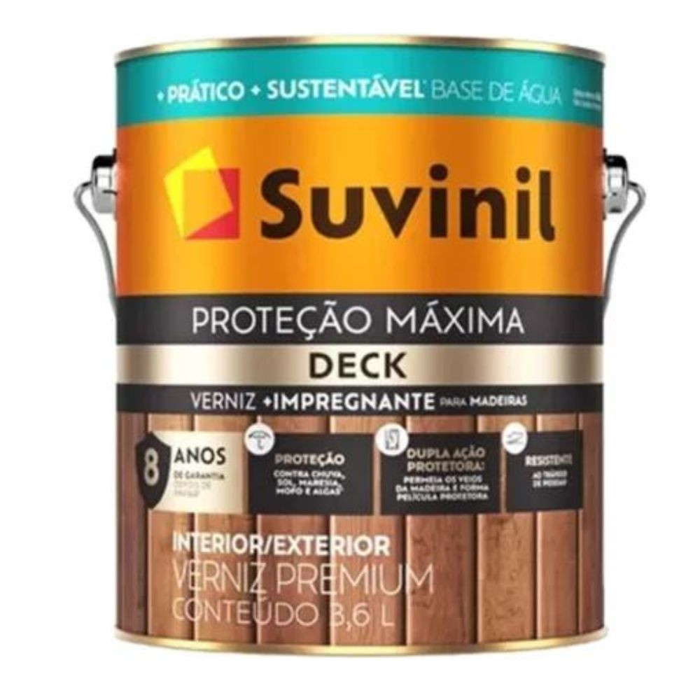 Verniz Suvinil Prot Max Dck Ac Imb 0.9L