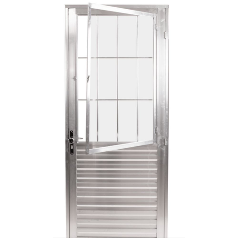 Porta Quality Basculante 210X80 Home Canelado Direita Nt 
