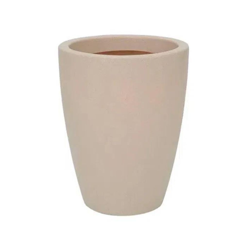 Vaso Vasart Malta Cone 30X40 Cm Gt Areia