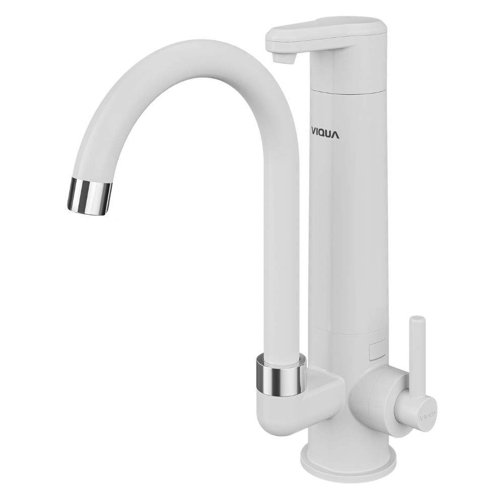 Torneira com Purificador de Mesa Lagune Vitalité Branca Viqua