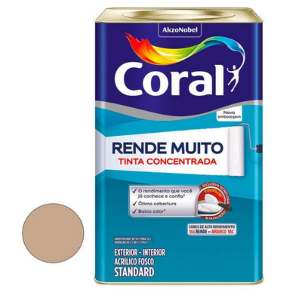 Tinta Coral Rende Muito Camurca 16L