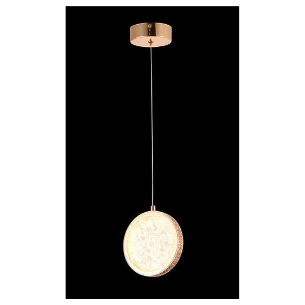 Pendente Neotron Met Vid Ne-1614 Dourado 