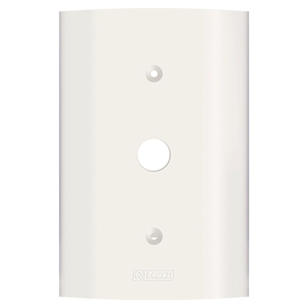 Placa de Saida de Fio TV/Antena 4x2 Dunas Branco Romazi