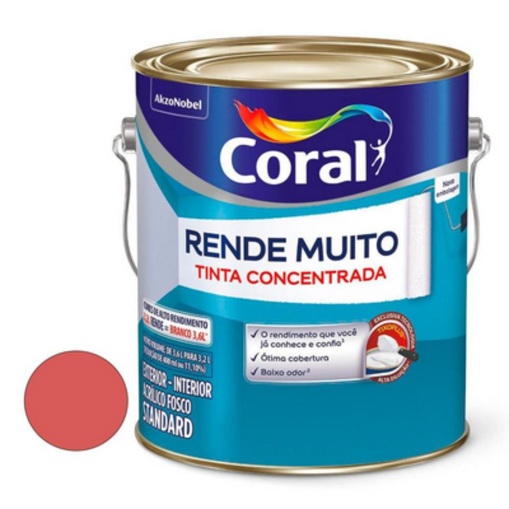 Tinta Coral Rende Muito Sc D Goiaba 3.2L