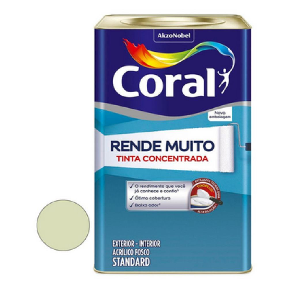 Tinta Coral Rende Muito Capim Limao 16L