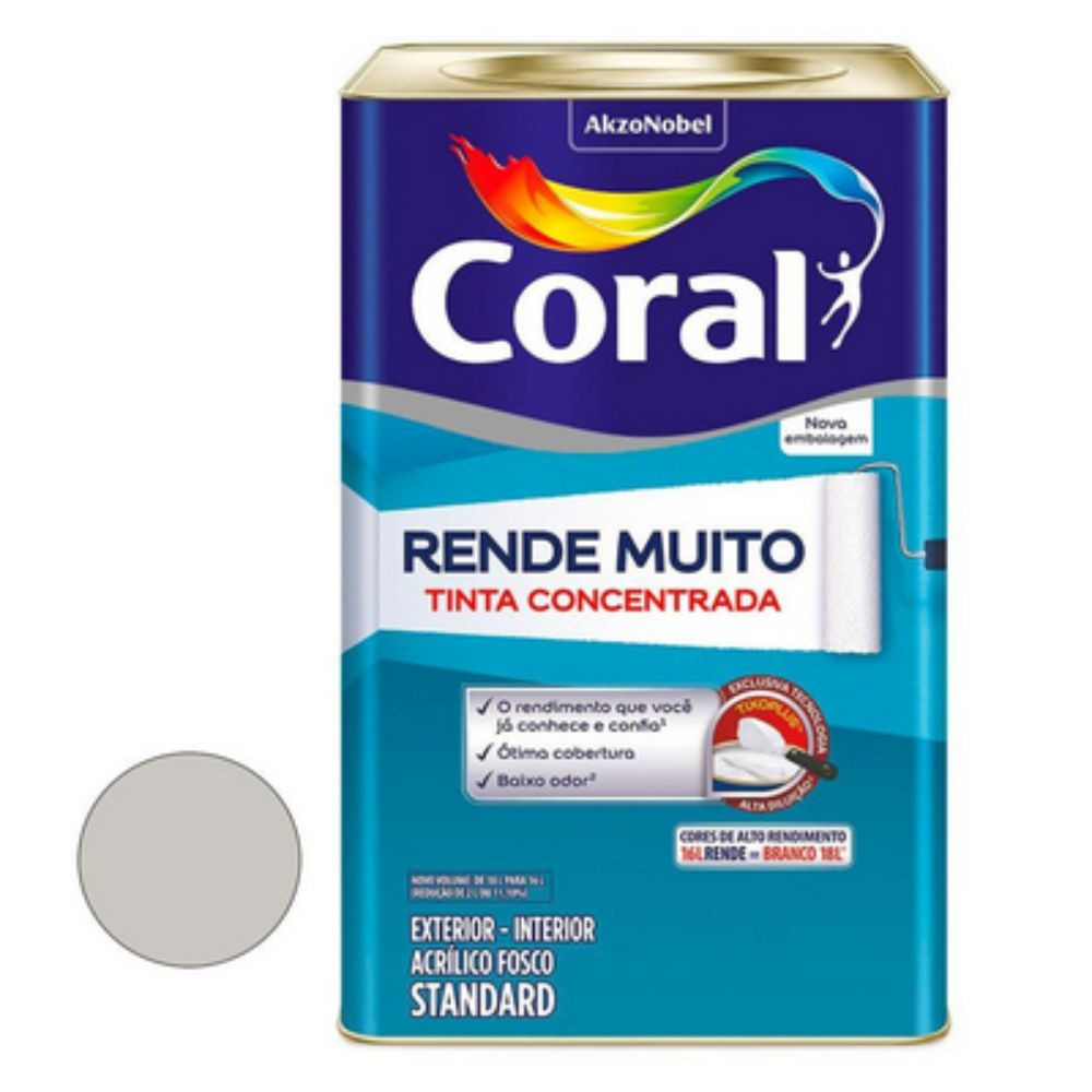 Tinta Coral Rende Muito Cromio 16L