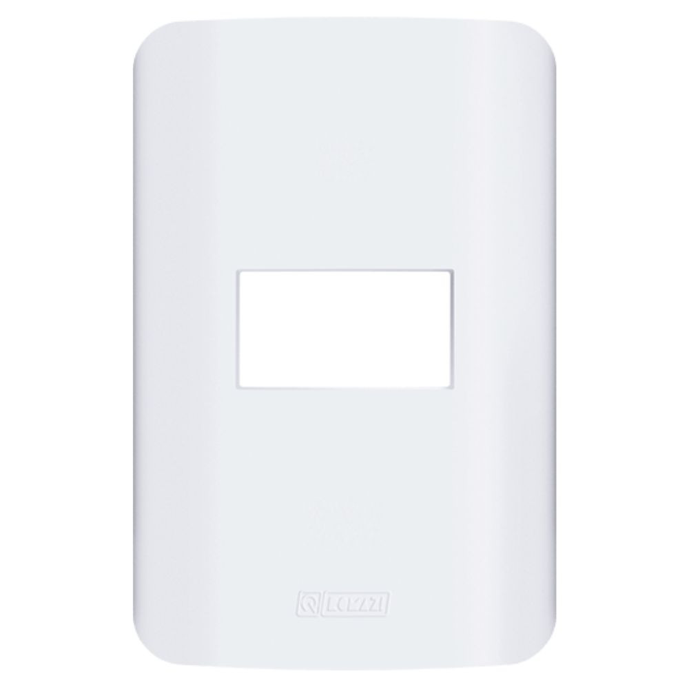 Placa 1 Seção 4x2 Canoa Branco Romazi