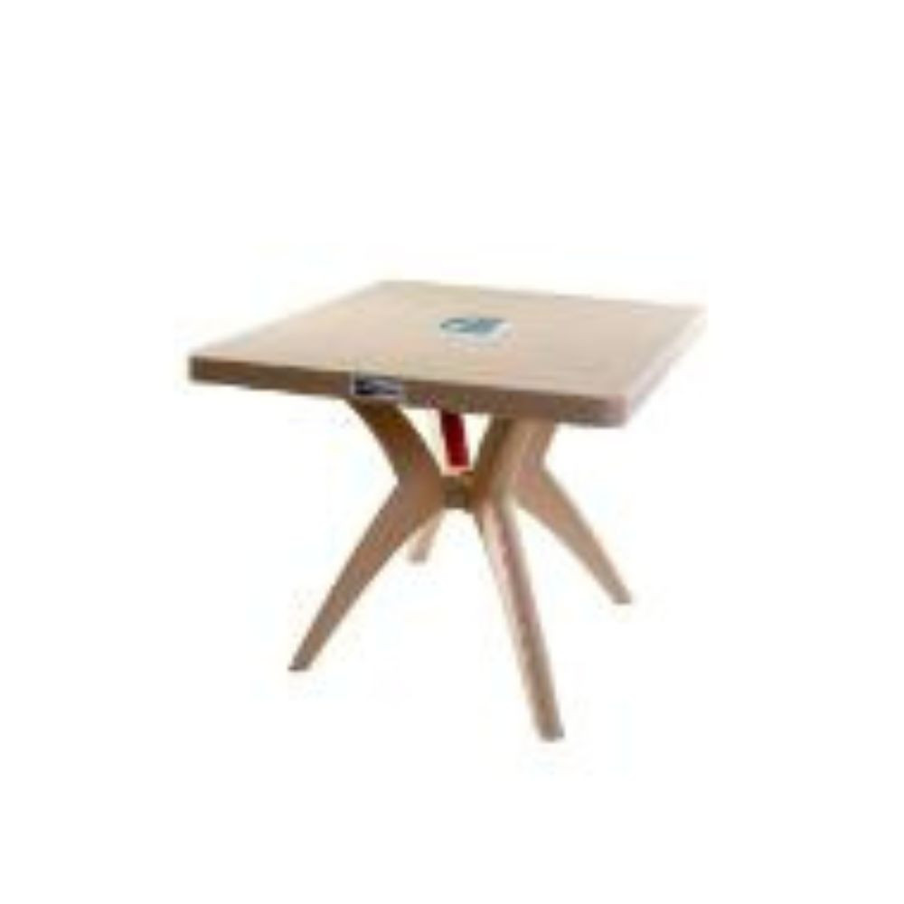 Mesa Forte Plastico Quadrada Bg Nat