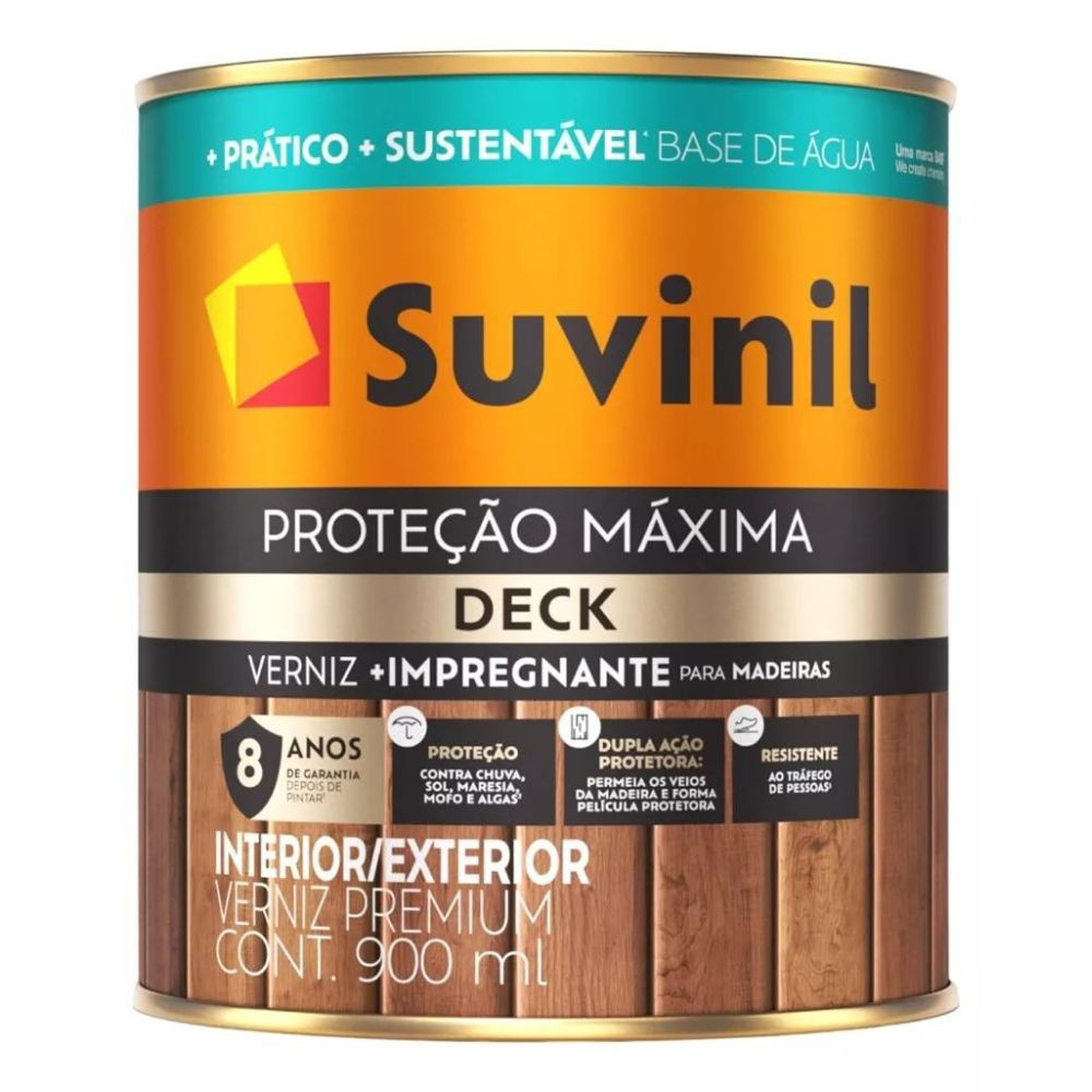 Verniz Suvinil Prot Max Dck Ac Can 0.9L