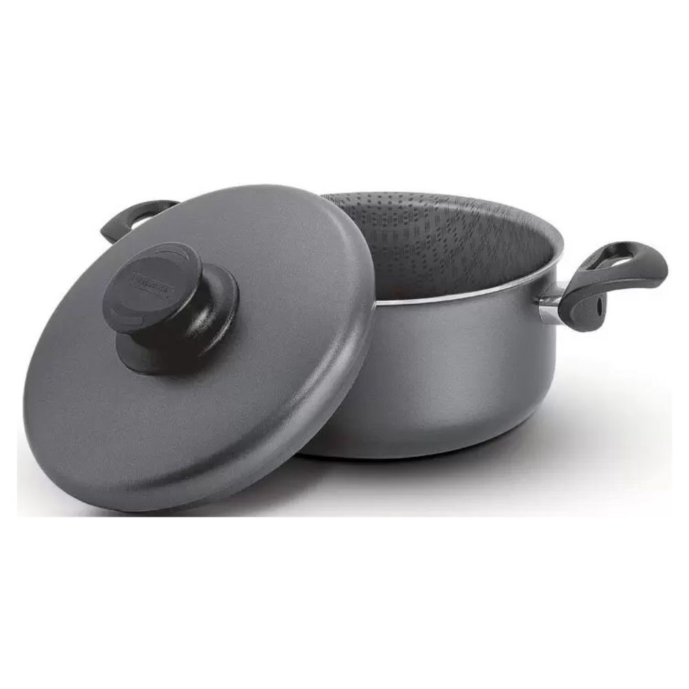 Caçarola Paris Alumínio Antiaderente 24CM Preto Tramontina