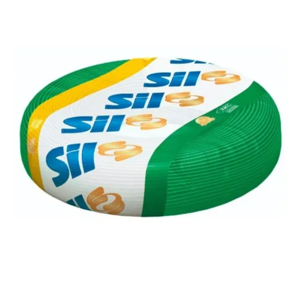 CABO FLEXIVEL 10MM 750V VERDE 100METROS SIL