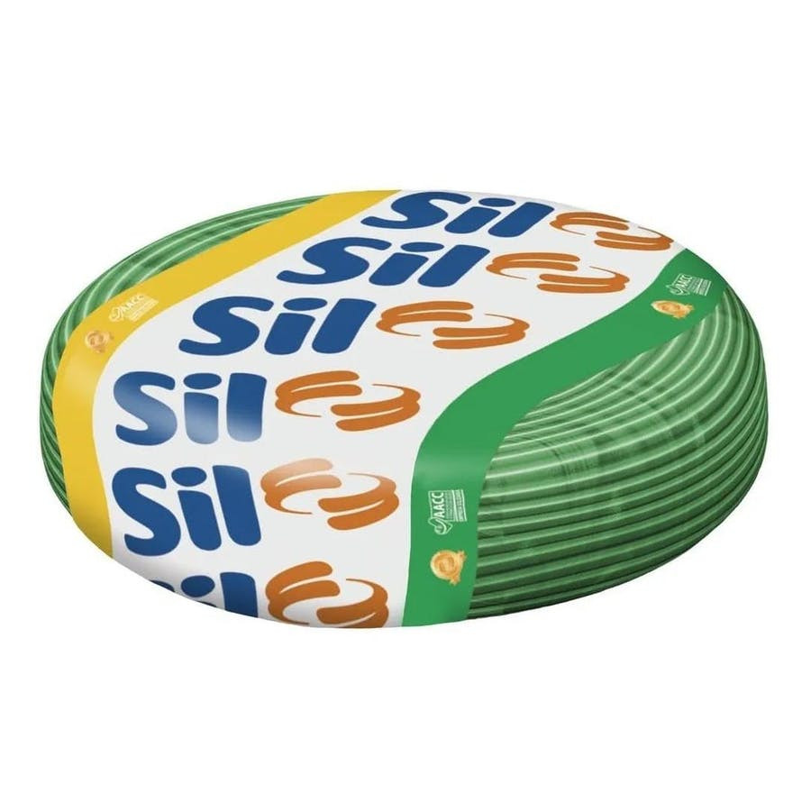 CABO FLEXIVEL 16MM 750V VERDE 100METROS SIL