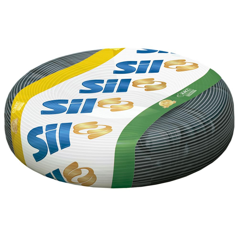CABO FLEXIVEL 2.5MM 750V PRETO 15METROS SIL