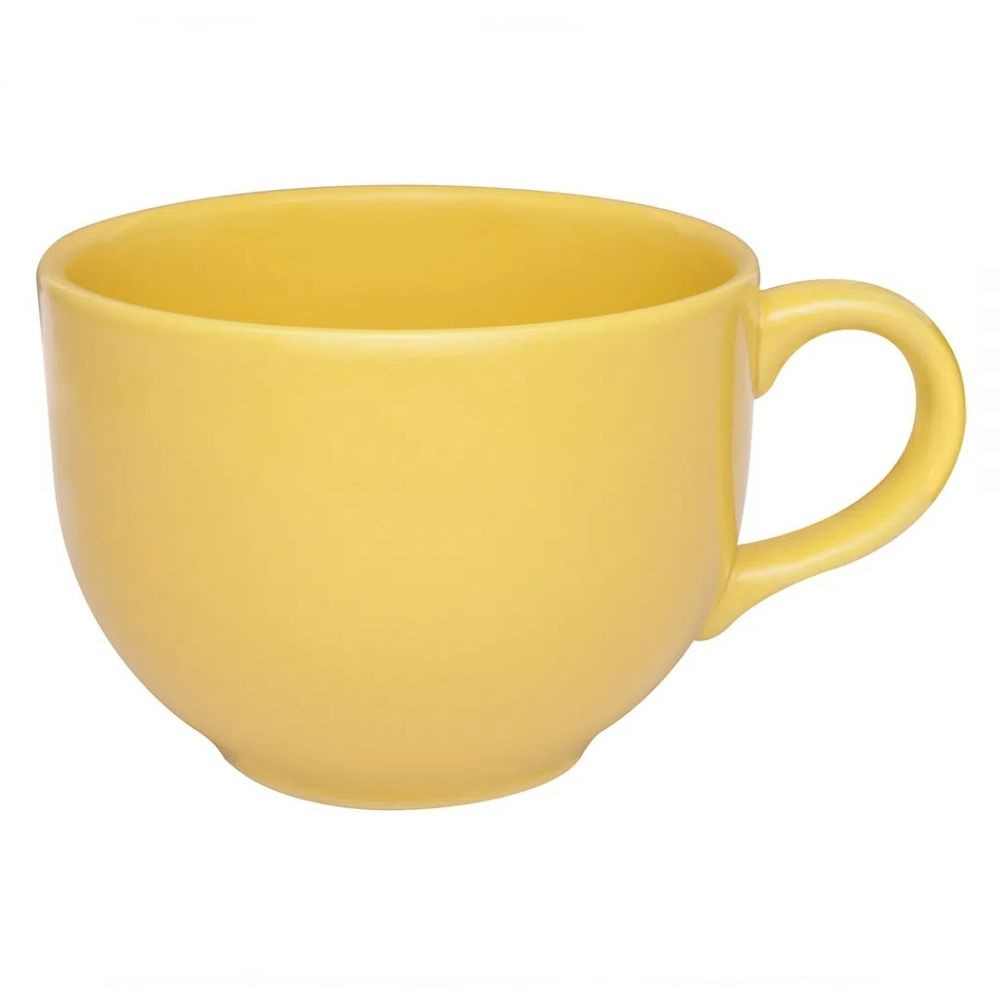 Caneca Jumbo 740ml Amarela Oxford