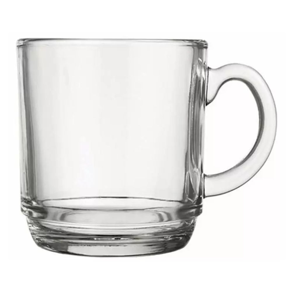 Caneca de Vidro Aspen 300ml Incolor Nadir