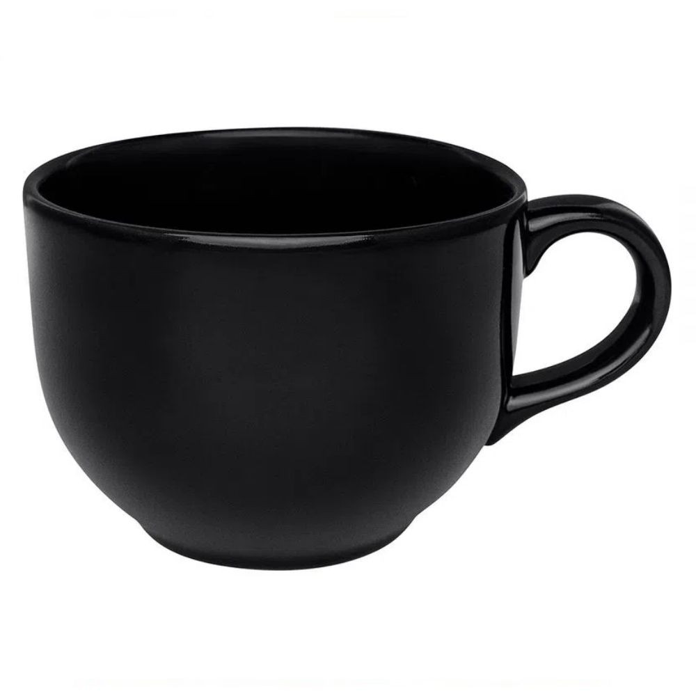 Caneca Jumbo 740ml Preta Oxford