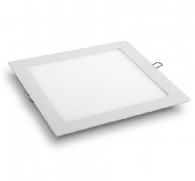 Plafon Neotron Led Embutir Quadrado 9W 14.5x14.5 3K