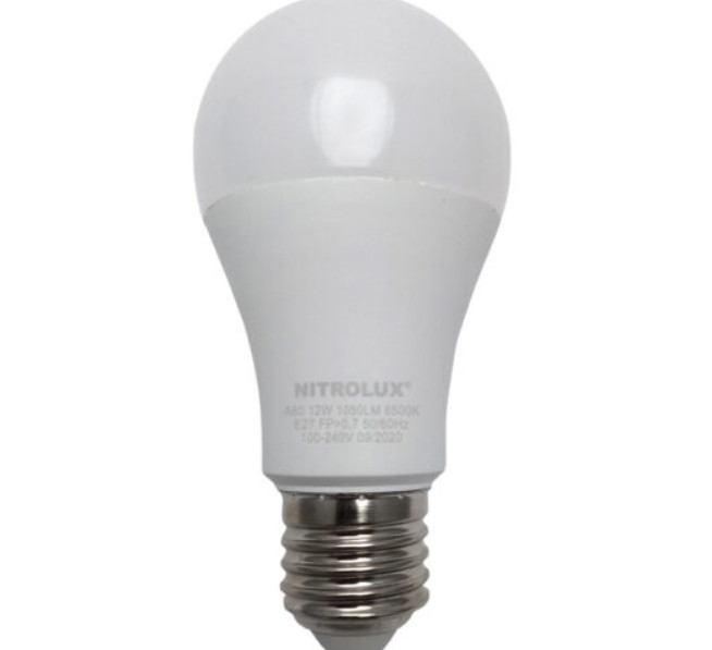 Lâmpada Nitrolux Led Bulbo 12W A60 6500K