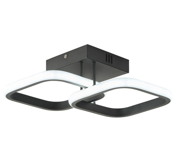 Luminária Nitrolux Sobrepor Selene Q-002P 18W 3 Em 1