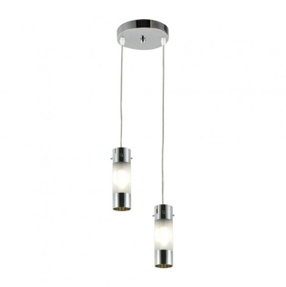 Pendente LLUM Elegance 1/2 2 Lâmpadas G9 Cromo