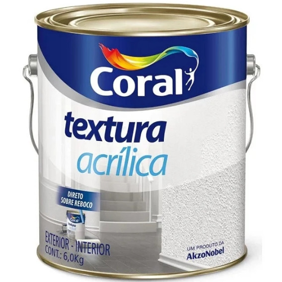 Textura Coral Acrílica Branca Lata 5.7Kg