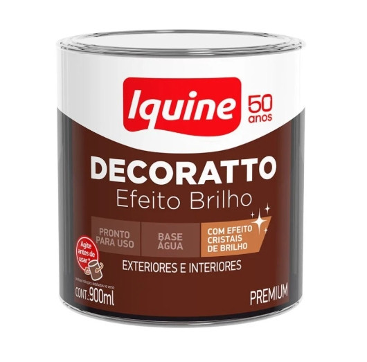 Textura Iquine Decoratto Efeito Brilho Incolor 0.9L